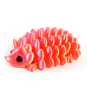 Mini 3D Printed Hedgehog Articulated Toy