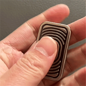 Rectangular Three-Layer Haptic Clicker
