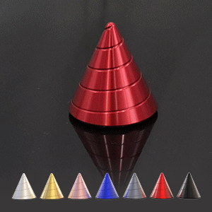 Spiral Cone Optical Illusion Spinner