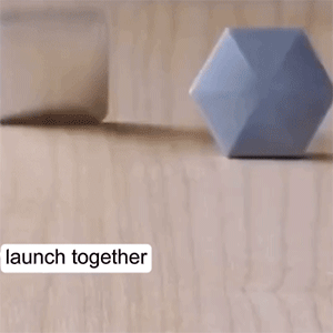 Square/Hexagon Kinetic Flip Toy