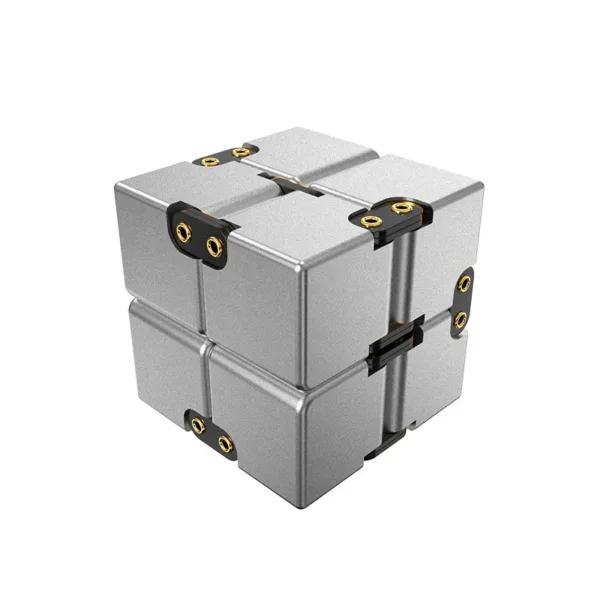 Rivet-styled Infinity Cube Fidget Fit for Office
