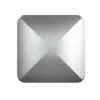 oem flip it toy square silver design manufacturing