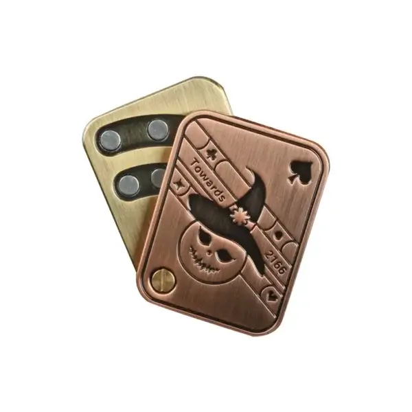 Zinc Alloy Poker Fidget: Satisfying Click, Comfortable Grip