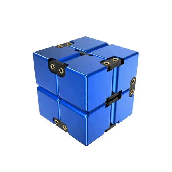 Rivet-styled Infinity Cube Fidget Fit for Office