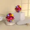 metal pinball puzzle educational toy fit for ADHD -red color