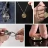 Gyroscope Pendant with Key Ring丨EDC Fidget Spinner Necklace