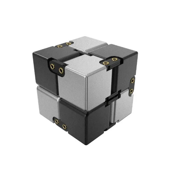 Rivet-styled Infinity Cube Fidget Fit for Office