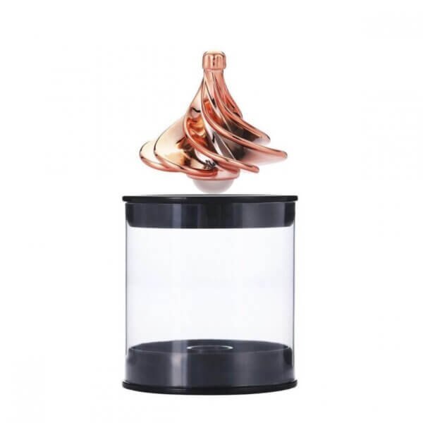 Wind-Driven Blow Turn Gyroscope Top (with Magnetic Base)